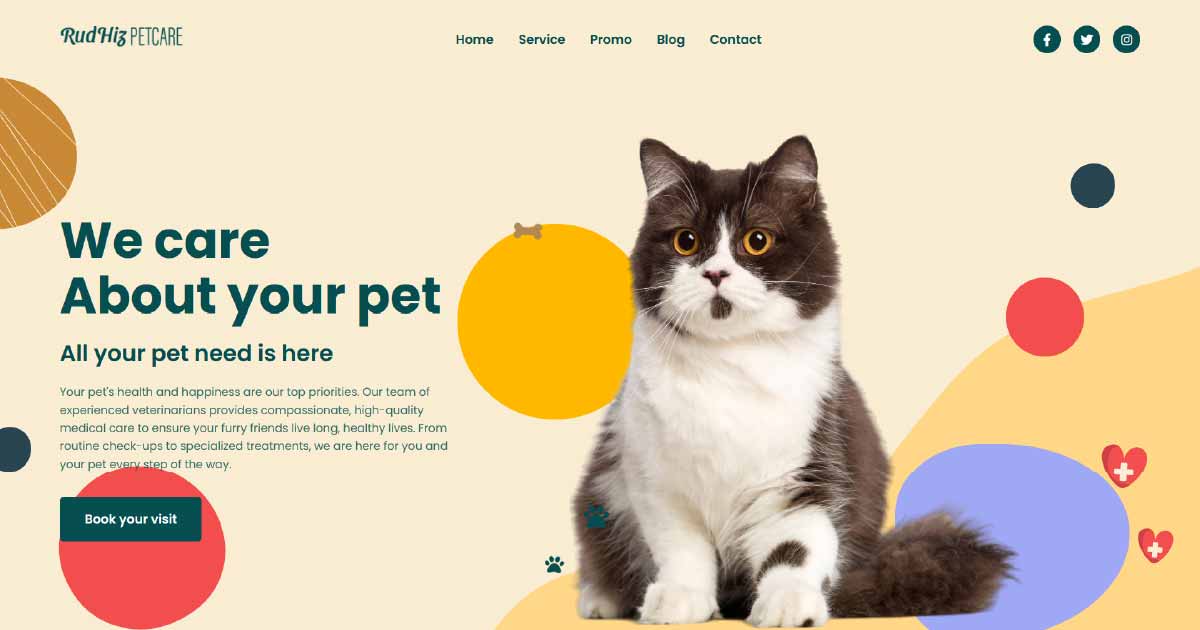 Vet Clinic Dummy Website